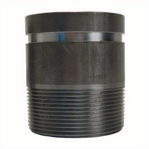 Dixon® A715 AN Series Long Pipe Style Adapter Nipple, 5 in Nominal, MNPT x Weld End End Style, Carbon Steel, Domestic