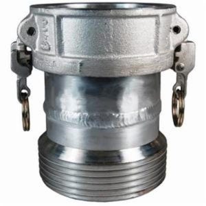 Dixon® AD400ALEZMTC EZ Boss-Lock™ Cam & Groove Coupler, 4 in x 5-1/4-4 Nominal, Coupler x Male Tank Car Thread End Style, Aluminum, Domestic