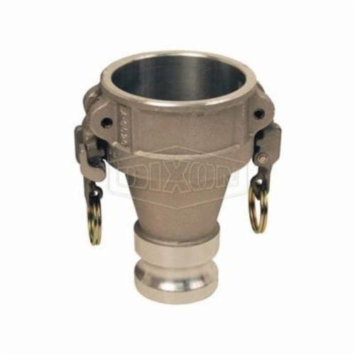 Dixon® ADA6040EZ EZ Boss-Lock™ Type DA Cam and Groove Reducing Coupler, 4 x 6 in Nominal, Coupler x Adapter End Style, Aluminum, Domestic
