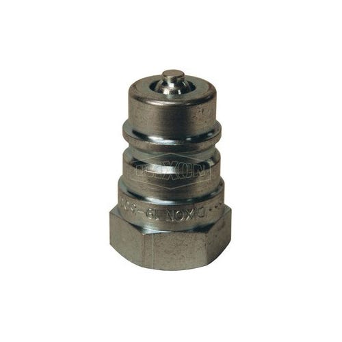 Dixon® AG2F2-PV Pioneer Agricultural Poppet Valve Plug, 1/4-18 Nominal, FNPT, Steel, Domestic