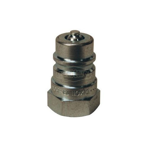 Dixon® AG3F3-PV Pioneer Agricultural Poppet Valve Plug, 3/8-18 Nominal, FNPT, Steel, Domestic
