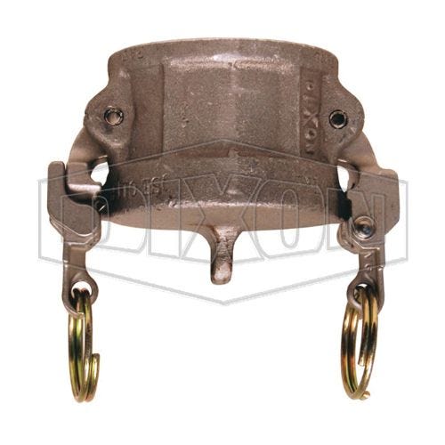 Dixon® AH400EZ EZ Boss-Lock™ Type H Cam and Groove Dust Cap, 4 in, Aluminum, Domestic