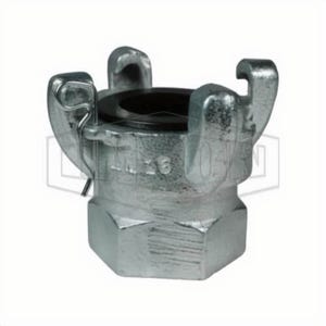 Dixon® Air King™ AM18 4-Lug Quick Connect Coupler, 1-1/4 in Nominal, Quick Connect Coupler x FNPT, 150 psi Pressure, Iron, Domestic
