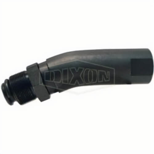 Dixon® ATS7838F Bent Stem Swivel, 7/8-24 x 3/8 in, Threaded x FNPT, Steel, Domestic