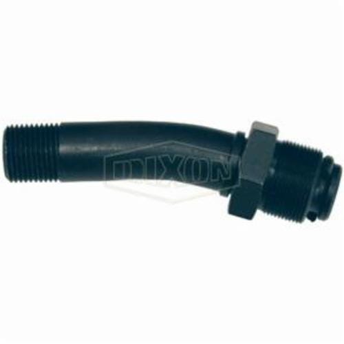Dixon® ATS7838M Bent Stem Swivel, 7/8-24 x 3/8 in, Threaded x MNPT, Steel, Domestic