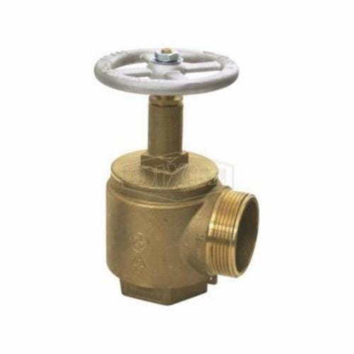 Dixon® AV250NYFD-I Global Angle Valve, 2-1/2 in Nominal, FNPT x MNYFD End Style, Cast DZR Brass Alloy Body, Handwheel Actuator, Import