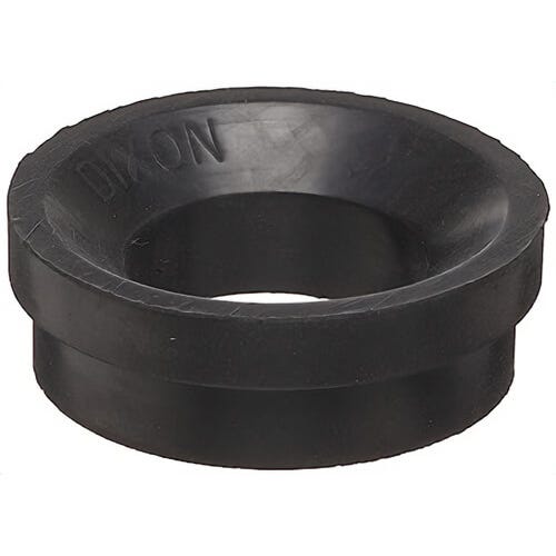 Dixon® AWR4 Black Rubber Washer, 3/4 in, Temperature Range: -20 to 160°F