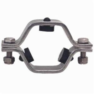 Dixon® B24RV-G300 Hex Pipe Size Hanger with Rubber Grommets, 3 in Pipe/Tube, 304 Stainless Steel