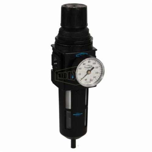 Wilkerson® by Dixon® B28-06AG Self-Relieving Standard Filter/Regulator with GC230 Gauge and Bowl Guard, 3/4 in NPT/BSPP-G Port