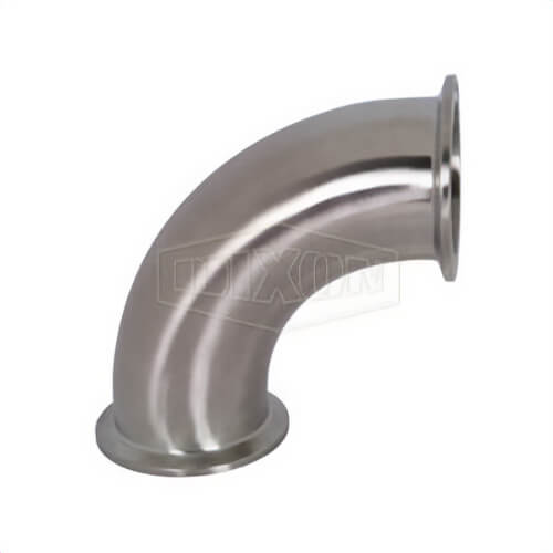 Dixon® Clamp Elbow, 90 deg Elbow, 2-1/2 in Nominal, 304 Stainless Steel
