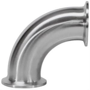 Dixon® B2CMP-R50 Clamp Elbow, 0.5 in, 316L 90