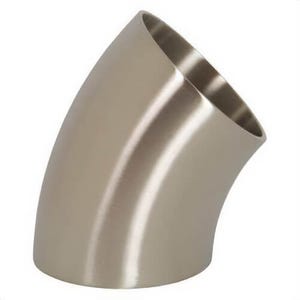 Dixon® B2WK-G400P 4 in 304SS Polished 45 Weld Elbow