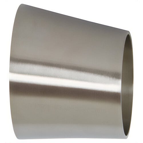 Dixon® B32W-G400300P 4 in x 3 in Eccentric Weld Reducer Polished