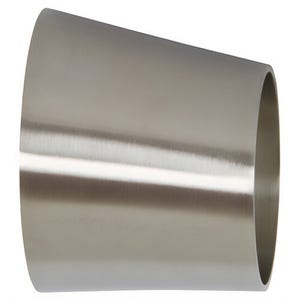 Dixon® B32W-G400300P 4 in x 3 in Eccentric Weld Reducer Polished