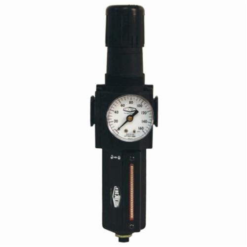 Norgren® by Dixon® B74G-6MMB Excelon® Modular Relieving Standard Filter/Regulator with Manual Drain, 3/4 in PTF Port, 212 scfm Flow Rate, Aluminum Bowl