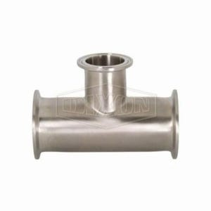 Dixon® B7RMP-G400300 Clamp Reducing Tee, 4 x 3 in, 304 Stainless Steel, Domestic