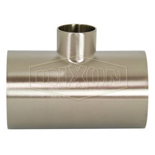 Dixon® B7RWWW-R15050P Weld Reducing Tee, 1-1/2 x 1/2 in, 316L Stainless Steel, Domestic