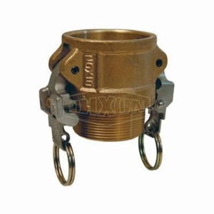 Dixon® BB300EZ EZ Boss-Lock™ Type B Cam and Groove Coupler, 3 in Nominal, Female Coupler x MNPT End Style, Brass, Domestic