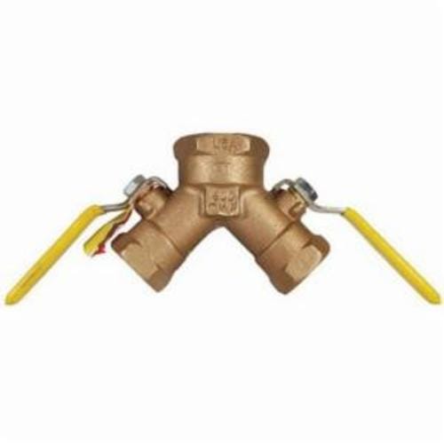 Dixon® BBV100DW Non-Vented Dual Y Valve, 1 x 3/4 in Nominal, FNPT End Style, Bronze Body