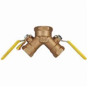 Dixon® BBV100DW Non-Vented Dual Y Valve, 1 x 3/4 in Nominal, FNPT End Style, Bronze Body