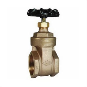 Dixon® BGV125 Gate Valve, 1-1/4 in, FNPT, Brass Body, Iron Handwheel Actuator