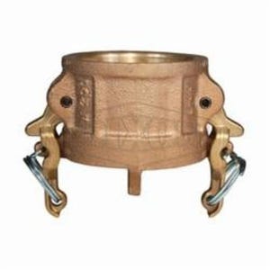 Dixon® BH400 Boss-Lock™ Type H Cam and Groove Dust Cap, 4 in, Brass, Domestic