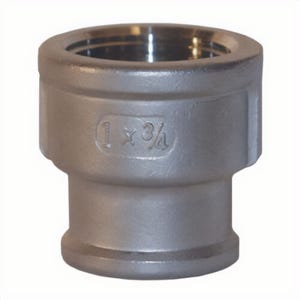 Dixon® BR7538SS Threaded Bell Reducer, 3/4 x 3/8 in Nominal, FNPT End Style, 150 lb, 316 Stainless Steel