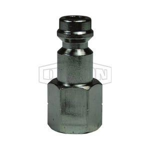 Dixon® BR1BF2-B-E-7 BR Series Quick Disconnect Pneumatic Plug, 1/4-19 Nominal, Quick Disconnect Plug x BSPP, 300 psi Pressure, Brass