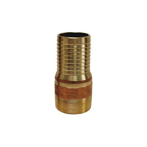 Dixon® BST20 King™ Combination Nipple, 1-1/2 in x 4-5/32 in L Hose Shank x MNPT, Brass, Domestic