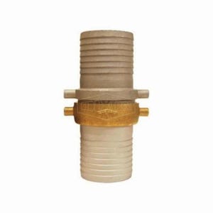 Dixon® CAB250 King™ Short Shank Suction Coupling with Brass Nut, 2-1/2 in Nominal, NPSM End Style, 6-5/8 in L