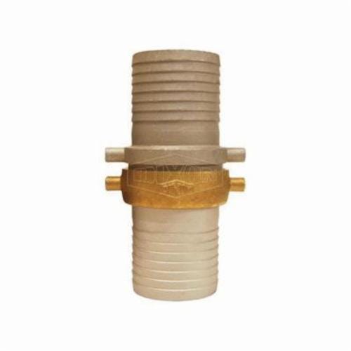 Dixon® CAB400 King™ Short Shank Suction Coupling with Brass Nut, 4 in Nominal, NPSM End Style, 10-5/8 in L