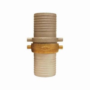 Dixon® CAB400 King™ Short Shank Suction Coupling with Brass Nut, 4 in Nominal, NPSM End Style, 10-5/8 in L