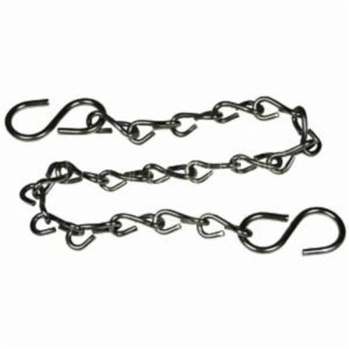 Dixon® CH-SS-12 Jack Chain with S-Hook, 12 in L, 14 in OAL, Stainless Steel, Domestic