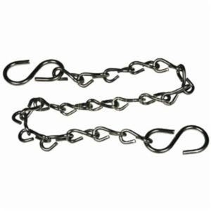 Dixon® CH-SS-12 Jack Chain with S-Hook, 12 in L, 14 in OAL, Stainless Steel, Domestic