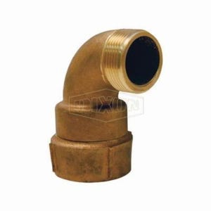 Dixon® CSES150T Continuous Swivel Elbow, 1-1/2 in Nominal, MNPT x FNPT End Style, Brass, Domestic