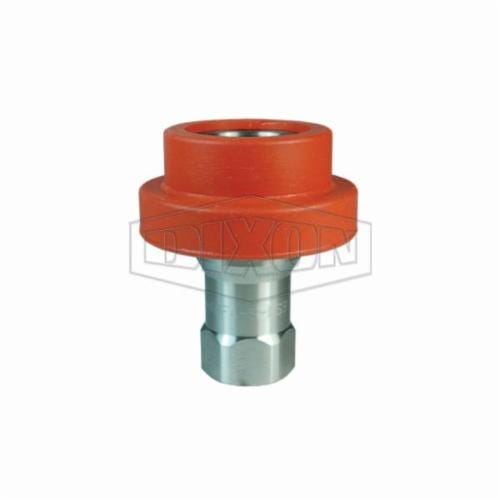 Dixon® D-4HF4-SS-FSB DQC H Industrial Interchange Food Grade Flanged Coupler, 1/2-14 Nominal, Female NPTF, 316 Stainless Steel