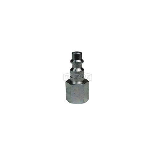 Dixon® D2F1 DF Series Industrial Female Quick Disconnect Pneumatic Plug, 1/8-27 Nominal, Quick Disconnect Plug x NPTF, 500 psi Pressure, Steel