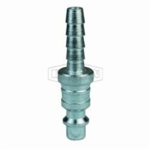 Dixon® D6S4 DF Series Industrial Interchange Pneumatic Nipple, 1/2 in Nominal, Quick-Connect x Standard Hose Barb, 500 psi Pressure, Steel