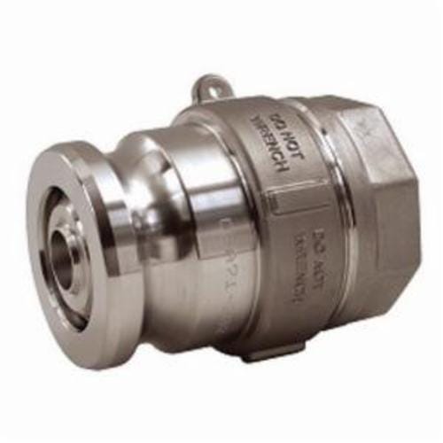 Dixon® Bayloc™ DBA73-150 Dry Disconnect Cam and Groove Adapter, 1-1/2 x 2 in, FNPT x Adapter, Stainless Steel, Domestic
