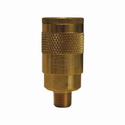 Dixon® DC1 Tru-Flate Air Chief Automotive Male Quick Connect Coupler, 1/4-18 Nominal, Quick Connect Coupler x NPTF