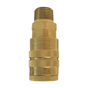 Dixon® DC21 Air Chief Industrial Male Quick Connect Coupler, 1/4-18 Nominal, Quick Connect Coupler x NPTF