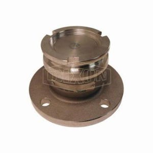 Mann-Tek by Dixon® DDA100ALFL Mann-Tek Dry Disconnect Adapter Tank Unit with FKM (FPM) Seals, 1 in Nominal, Aluminum
