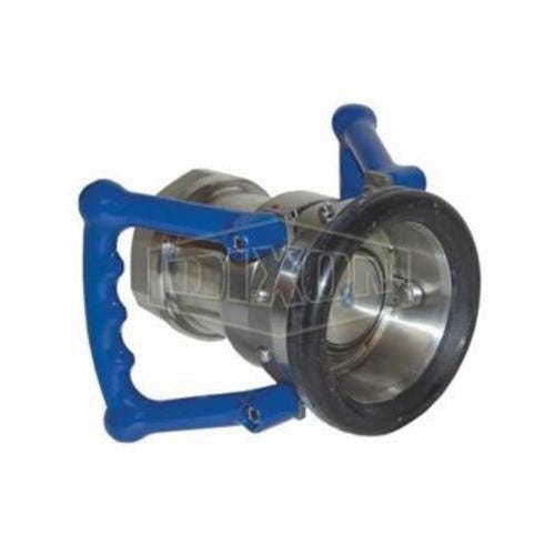 Mann-Tek by Dixon® DDC300AL105 Mann-Tek Dry Disconnect Coupler Hose Unit with FKM (FPM) Seals, 3 in Nominal