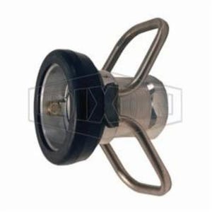 Mann-Tek by Dixon® DDC400AL Mann Tek Dry Disconnect Coupler Hose Unit with FKM (FPM) Seals, 4 in Nominal, Coupler x FNPT End Style, Aluminum, Domestic