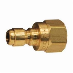 Dixon® E12F12-B E Series Pressure Wash Straight Through Interchange Female Plug, 1-1/2 in x 1-1/2-11-1/2 Nominal, Female NPTF, Brass