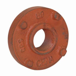 Dixon® EC401 End Cap with Tapped Outlet, 4 in Nominal, Ductile Iron, Import