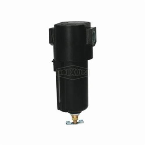 Wilkerson® by Dixon® F16-04MMB Compact Airline Particulate Filter, 1/4 in NPT/BSPP-G Port, 200 psig Pressure Range, 80.4 scfm