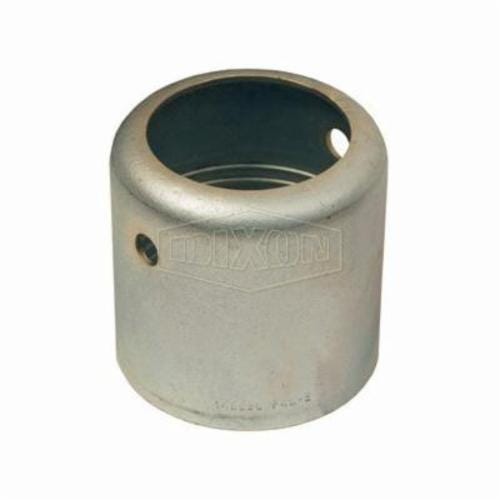 Dixon® F96-Z Holedall® Standard External Swage Ferrule, 6 in ID x 6-44/64 to 6-63/64 in OD Nominal, Carbon Steel, Hose End Style, Domestic