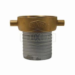 Dixon® FAB250N King™ Short Shank Suction Coupling with Brass Nut, 2-1/2 in Nominal, Female NST (NH) End Style, 3-1/2 in L, Domestic