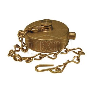 Dixon® FC150F Pin Lug Cap with Chain, 1-1/2 in, Female NST, Domestic